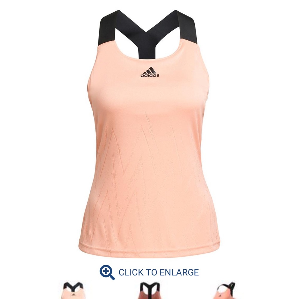 Adidas Primeblue Aeroknit Y-Back Tennis Tank Ambient Blush
